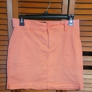 Lee Pastel Coral Skort with Front Pockets, And Beltloops